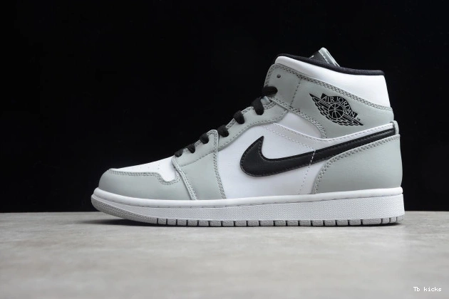 Cheap TBK Mid Light 554724-092 Grey Jordan 1 Smoke AIR 0813